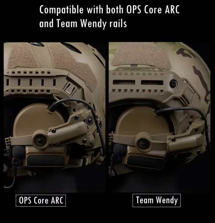 Tactical Helmet Rail Adapter Accessories Multi-angle For FAST/WENDY