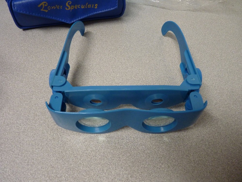 Power Speculars Patented Binoculars w/ Carry Case and Cord