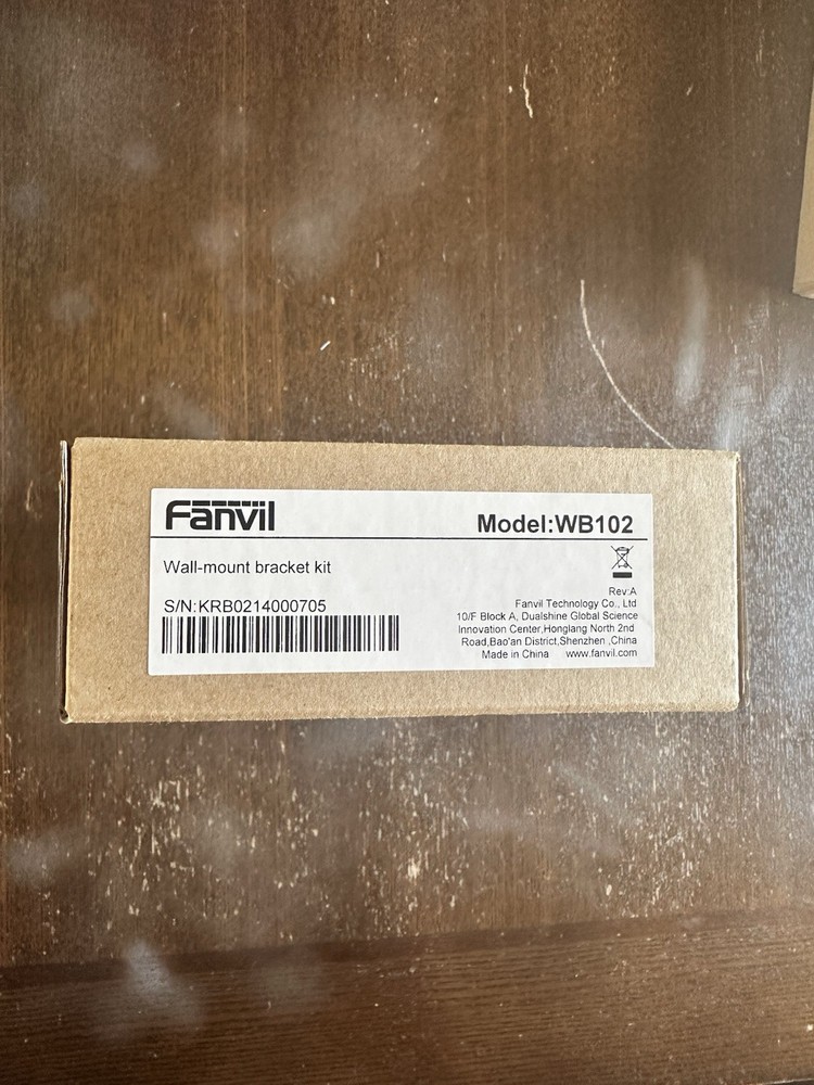Fanvil Wall Mount Bracket Kit - Model WB 102