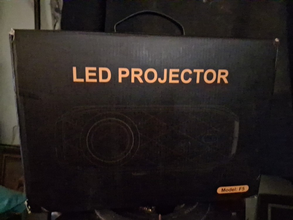 HAPPRUN Projector, Projector with WiFi and Bluetooth, [One Step Mirroring]Pro...