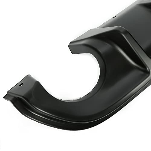 Rear Diffuser Compatible with 2014-2017 Infiniti Q50 Bumper Lip Spoiler Black