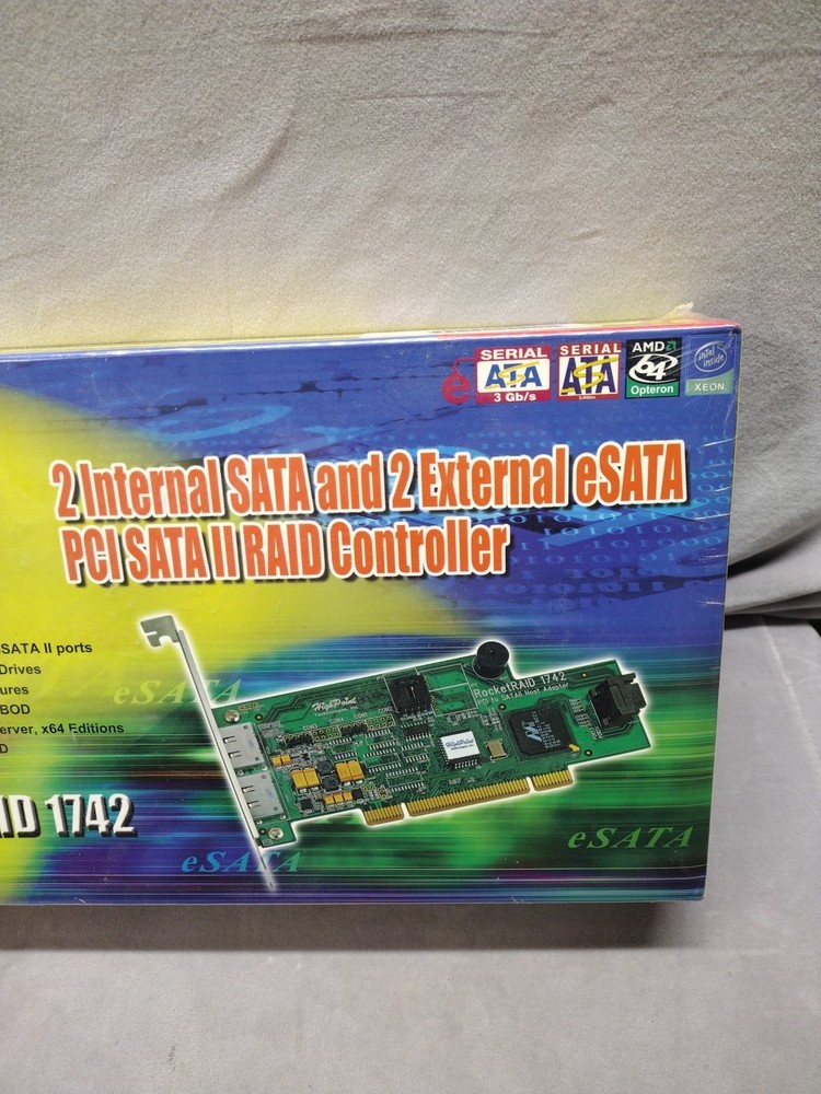 HighPoint Technologies RocketRAID 1522A 2 External Controller. Sealed