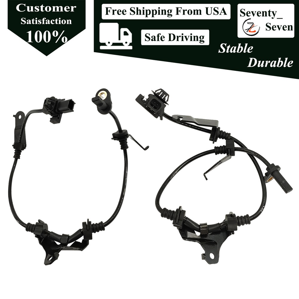 2pcs Front ABS Wheel Speed Sensor Kit For 2008-2012 Honda Accord 3.5L
