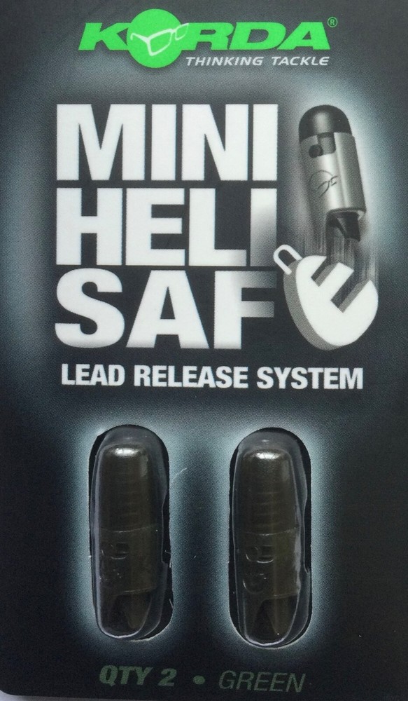 KORDA MINI HELI SAFE -LEAD RELEASE SYSTEM - 2 PER PACK IN GREEN OR BROWN