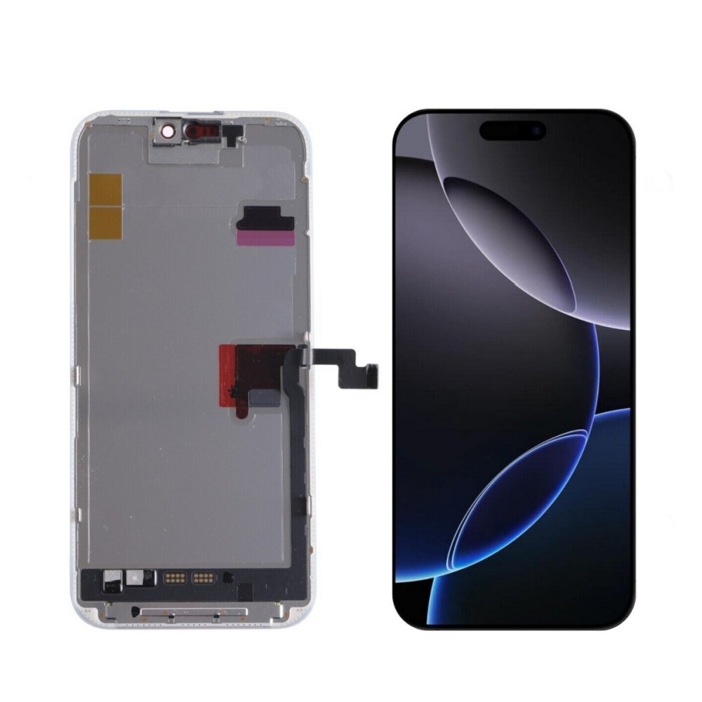For iPhone 16 Pro Max SOFT OLED Display Touch Screen Digitizer Replacement Frame