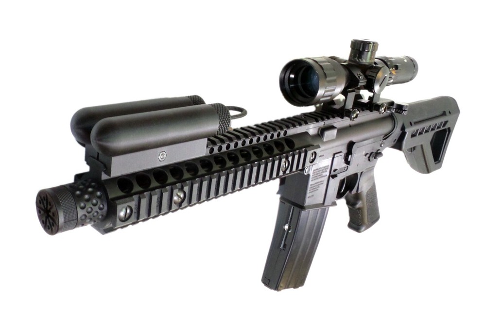 CO2  Double Barrel Holder - Picatinny Mount