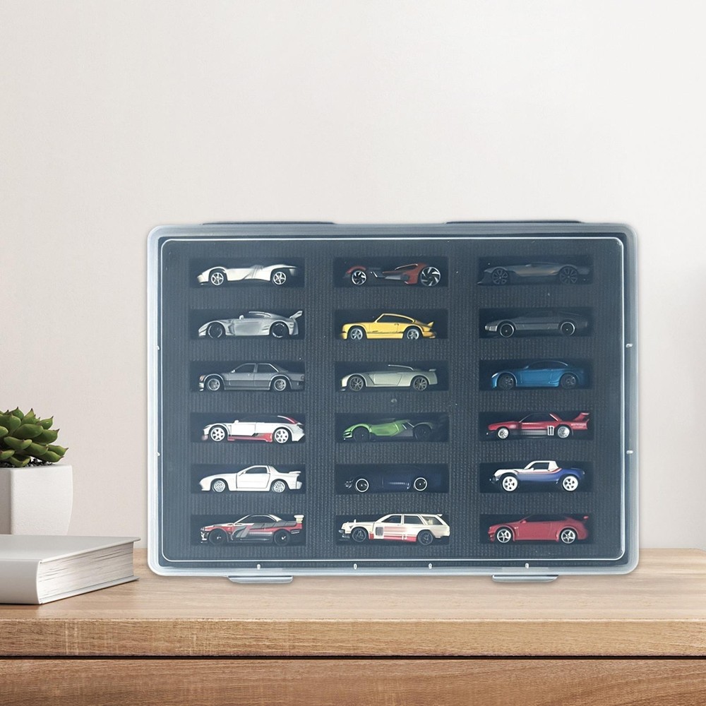 1/64 Model Cars Storage Case Practical Organizing Protective Sturdy Portable