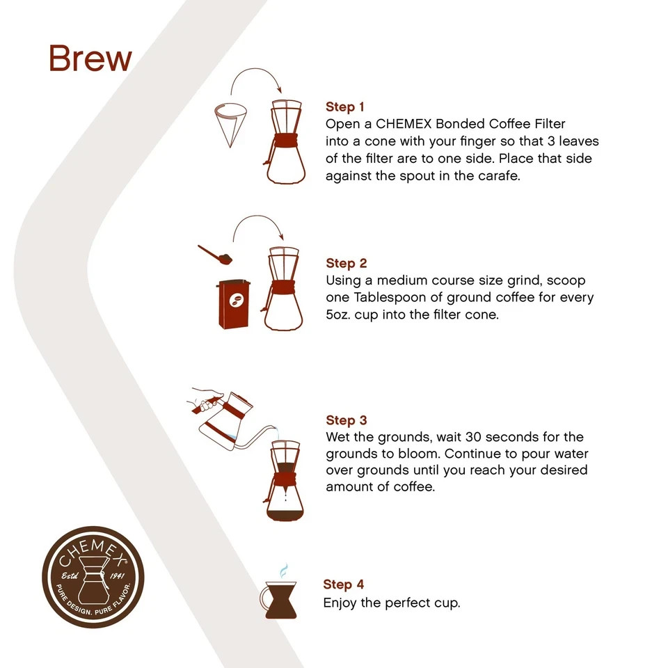 Pour-Over Glass Coffeemaker - Classic Series - 3-Cup - Exclusive Packa...
