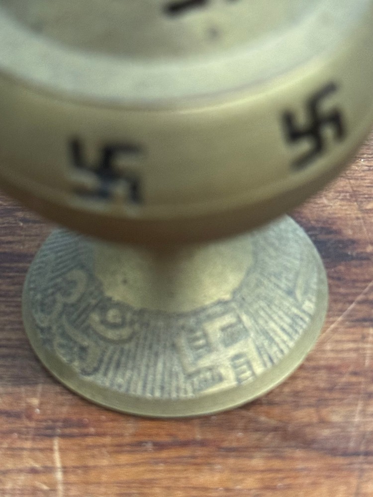 Vintage Small Bronze Indian Incense Burner