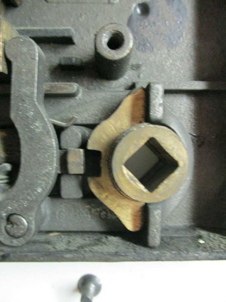 Sargent Easy Spring Bare Mortise Lock Reversible Handing Antique 2 Push Buttons