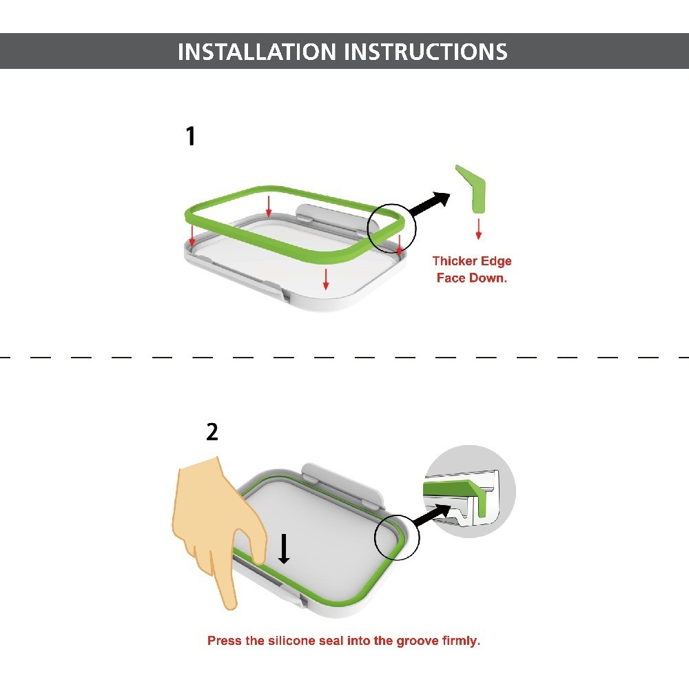Glass Food Storage Container with Lid, 10-Cup Rectangular Meal Prep
