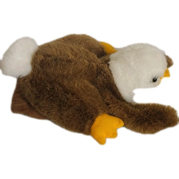 Vinatge Platte River Brown Bald Eagle  Hand Puppet