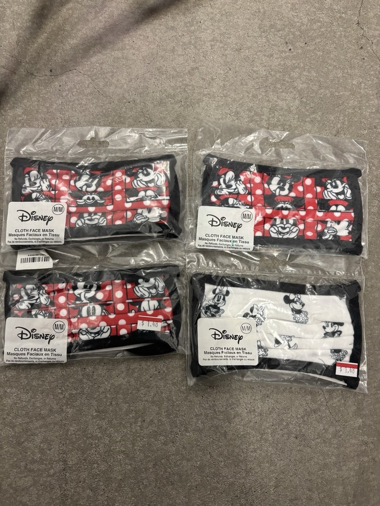 Disney Store Original cloth face mask Multiple *READ