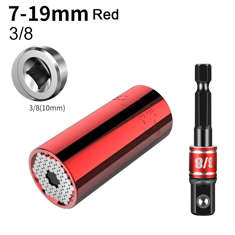 Universal Torque Wrench Head Set Socket Sleeve Power Drill Ratchet Magic Tool