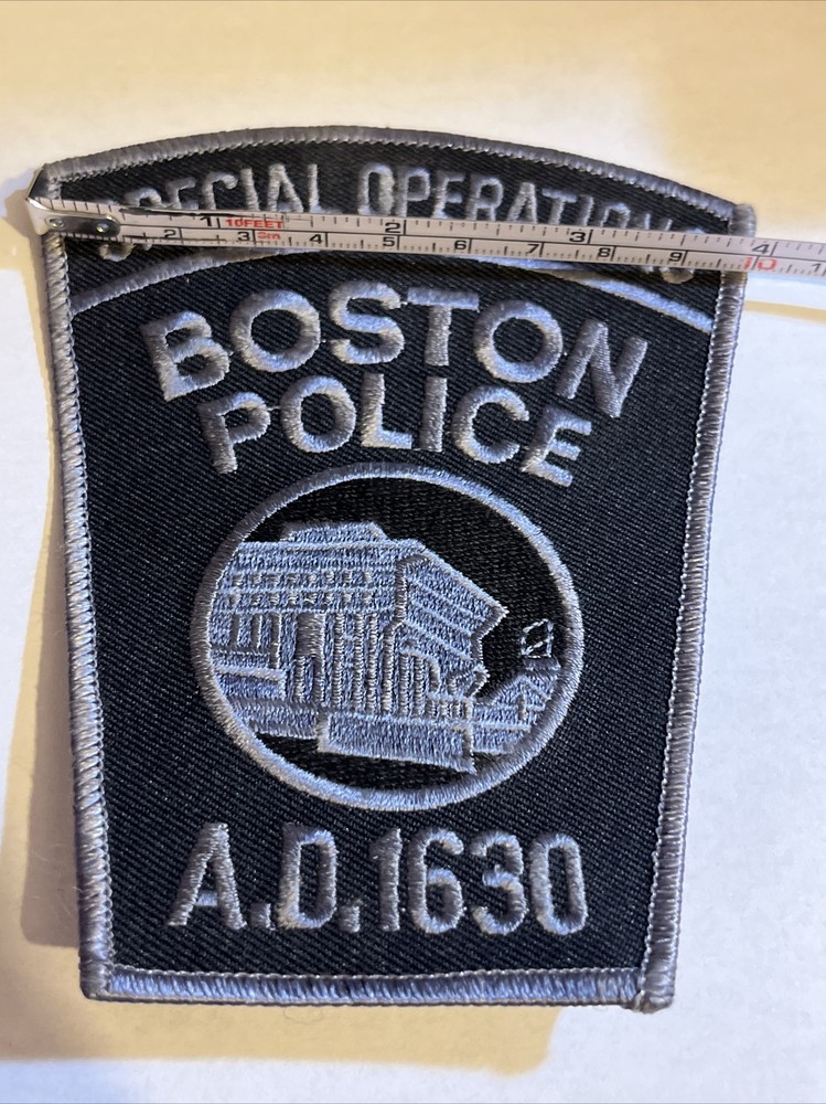Boston Police Special Operations (Massachusetts) 3rd Issue Shoulder Patch (2021)