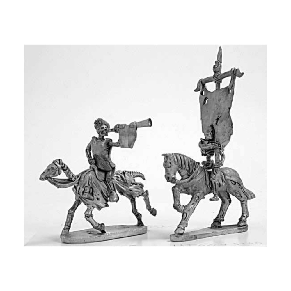 Mirliton Grenadier 25mm Skeleton Cavalry Command Group #1 Pack New
