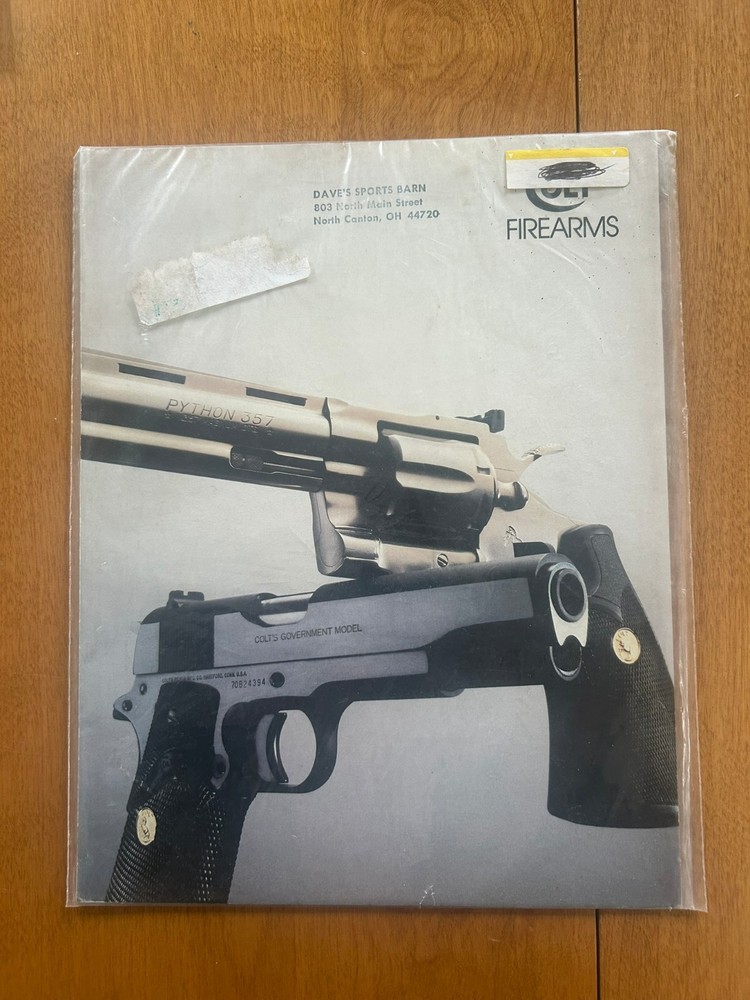 Colt Firearms Poster