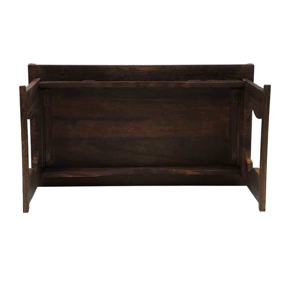 Antique Foldable Bed Laptop Desk Portable Sofa Side End Table Coffee Tea Table
