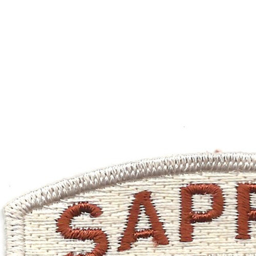 Army Engineers Sapper Rocker Desert Patch