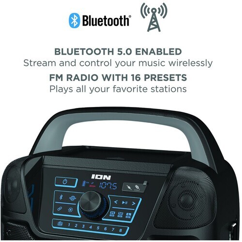 ION 320 Pathfinder Bluetooth Speaker Powerful AllWeather Speaker
