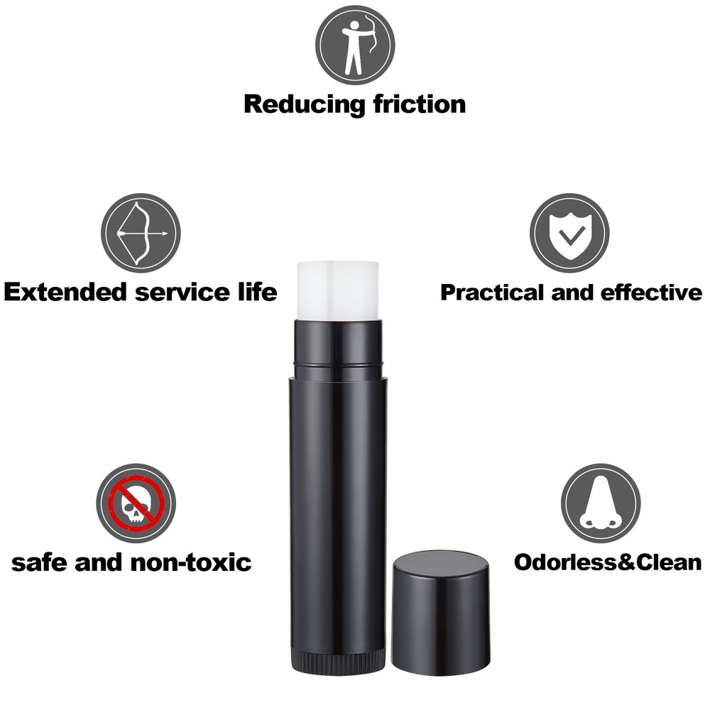 5 Pieces Bow String Wax Strings Protective Rail 5 Count (Pack of 1), #06067