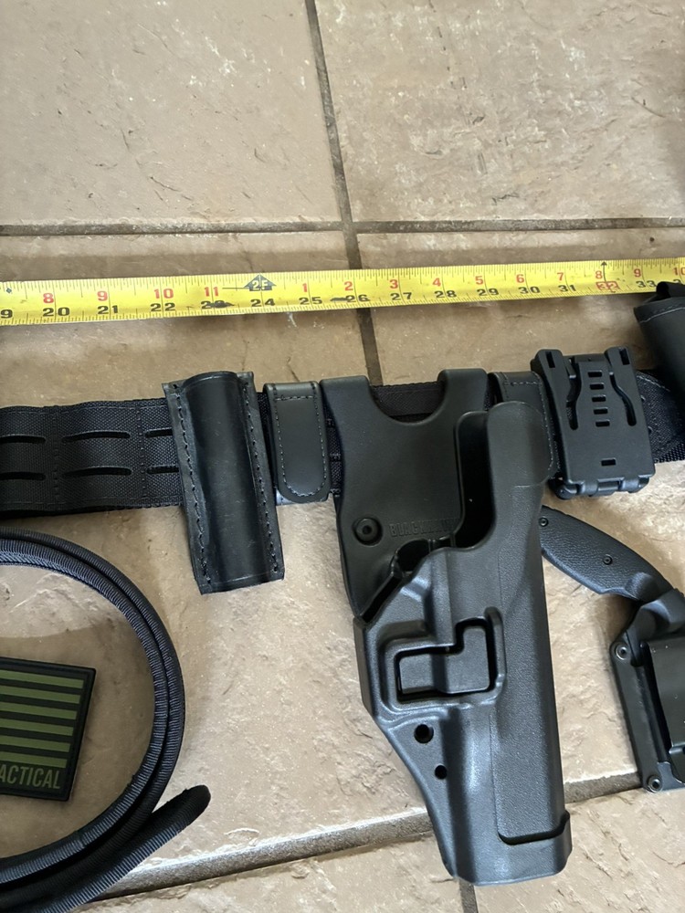Police/Range Belt With Accessories