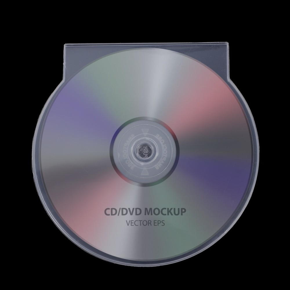 40pcs CD Case Clam Shell DVD Case Portable CD Storage Container Storage Box