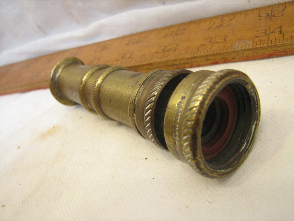 Pr Early Solid Brass Garden Hose Nozzle Tip Craftsman Justrite Tool