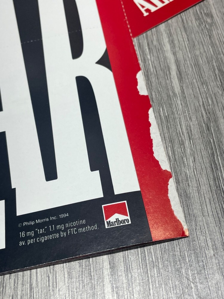 Marlboro Gear 1994 8 page Magazine Advertisement insert Catalog Order form