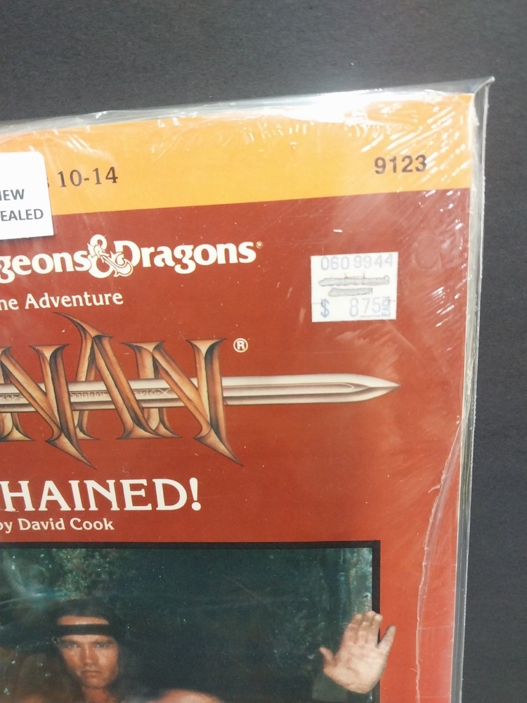 HIGH GRADE - RARE - VINTAGE - CB1 Conan Unchained D&D 9123 MODULE