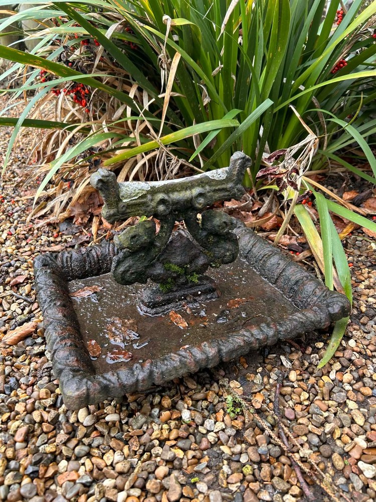 Victorian Cast Iron Boot Scraper