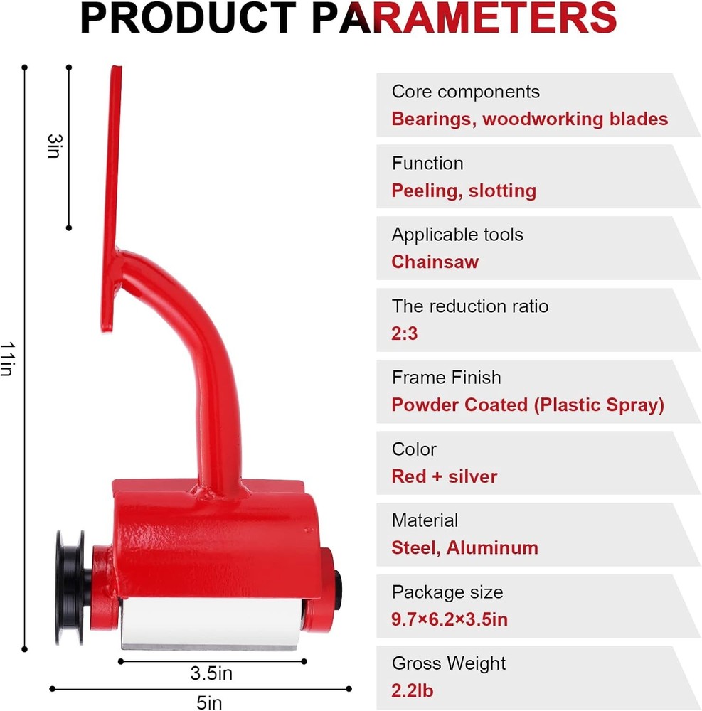 High-Precision Log Peeler: Enhance Chainsaws for Professional Timber Work