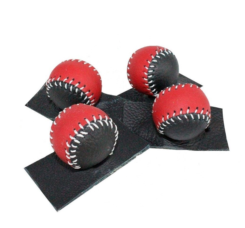 Leather Muffs - Leather gloves - 4 ps