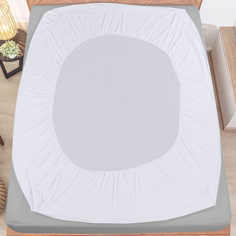 Utopia Bedding Premium Waterproof Terry Mattress Protector King 200 GSM, Matt...