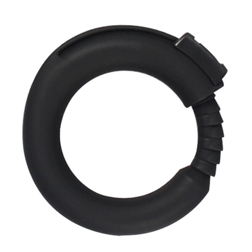 Male Adjustable Silicone Penis Cock Ring Enhancer-Prolonging Delay-Ejaculation
