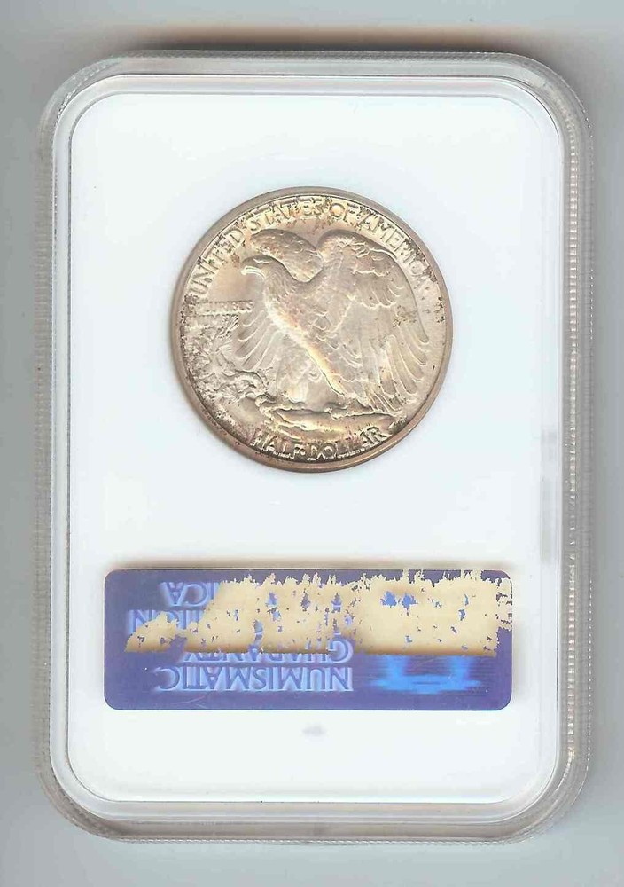 1947 D Walking Liberty Half Dollar NGC MS64