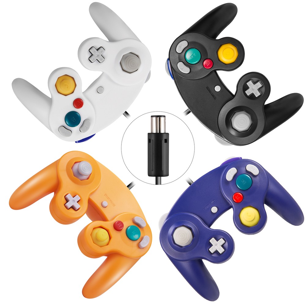 For Gamecube Classic GC NGC,Wireless Game Controller W/ Adapter /Wired Gamepad