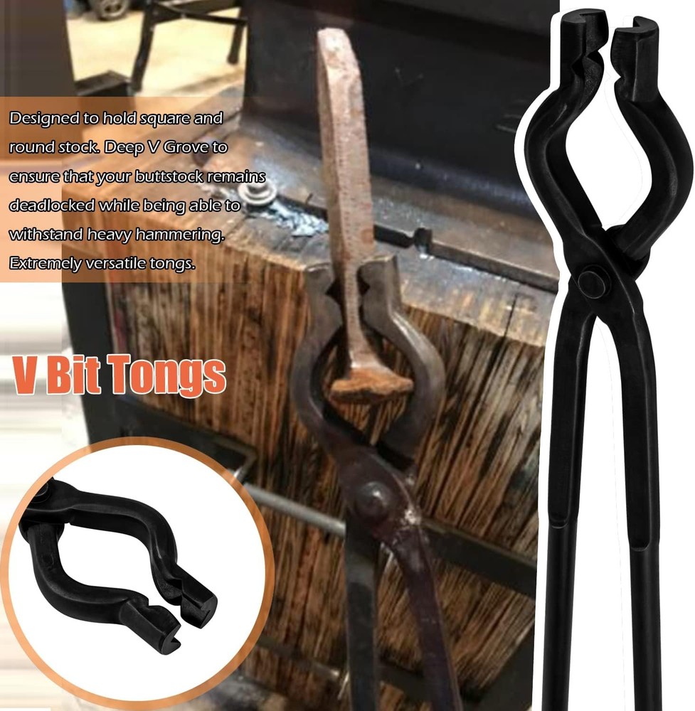 BLACKSMITH HAMMER & FORGE TOOLS KIT - STARTER BEGINNER MAKING KNIFE KIT
