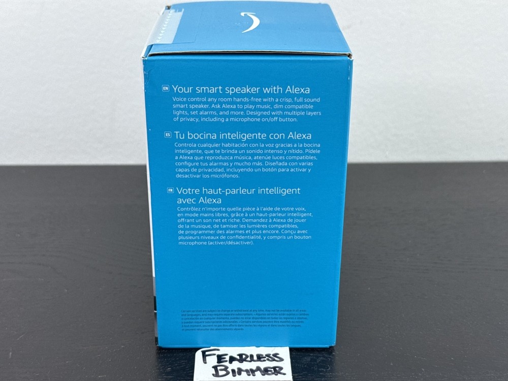 Amazon - Echo Pop (1st Generation) Smart Speaker with Alexa - Charcoal