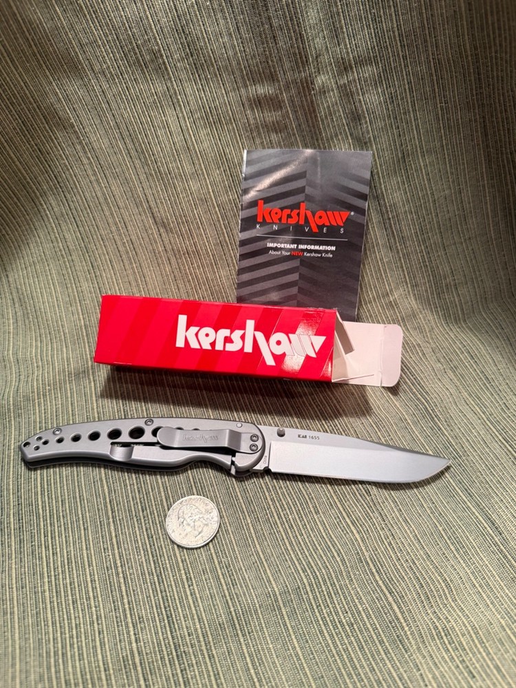Kershaw 1655 Vapor III Assisted Folder NIB Plain Edge