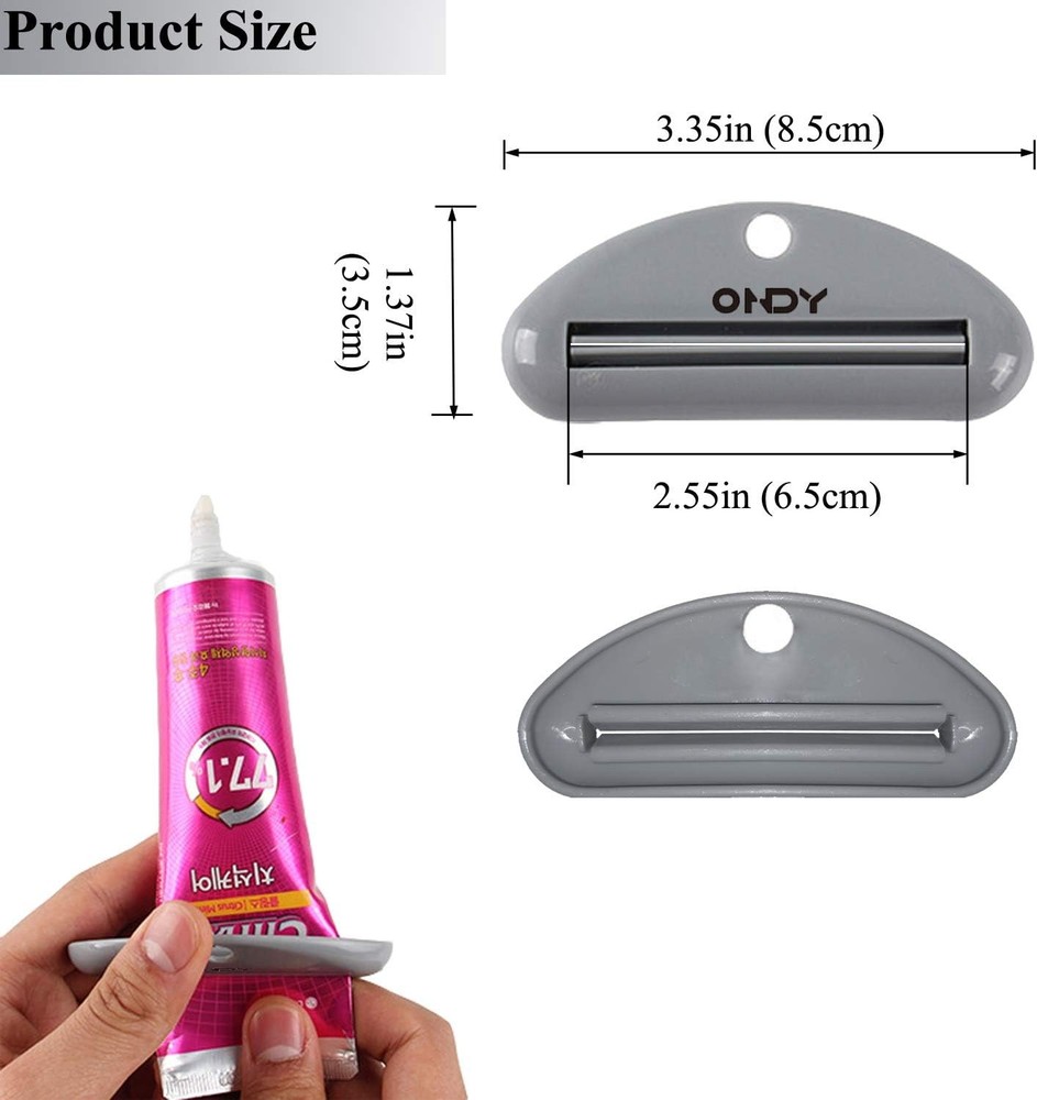 4 Pack Toothpaste Squeezers, Tube Squeezer for Toothpaste, Hand Cream, Polygel T