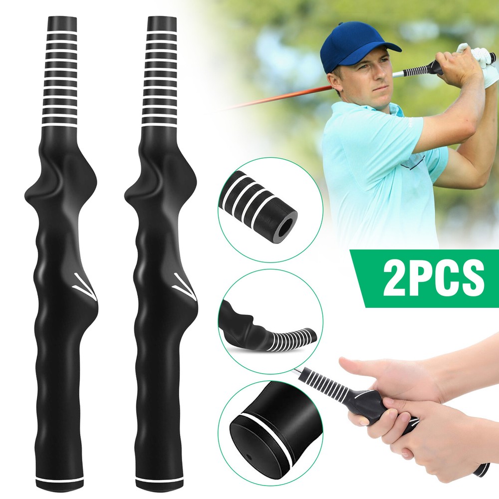 2x Golf Swing Training Comfortable Grip Standard Practice Aid Right Hand Trainer
