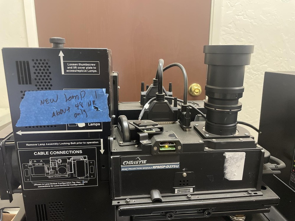 CHRISTIE DIGITAL SYSTEMS 102-016-101-01 PROJECTION SYSTEM