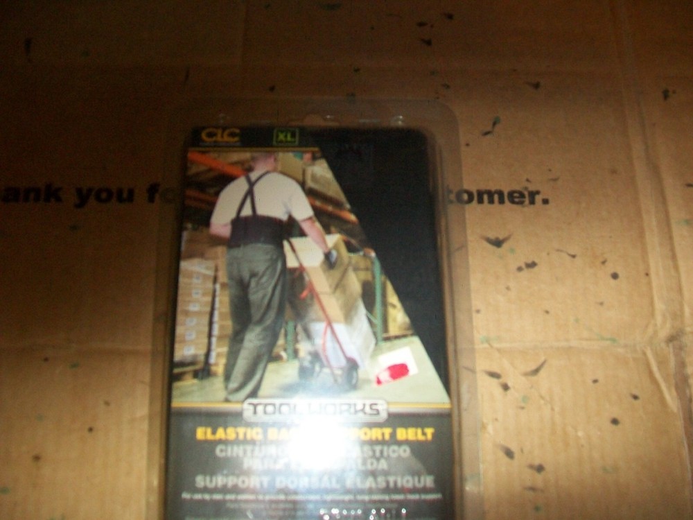 CLC / Tool Works # 5000XL Elastic Back Support Belt Size XL 46"-56"