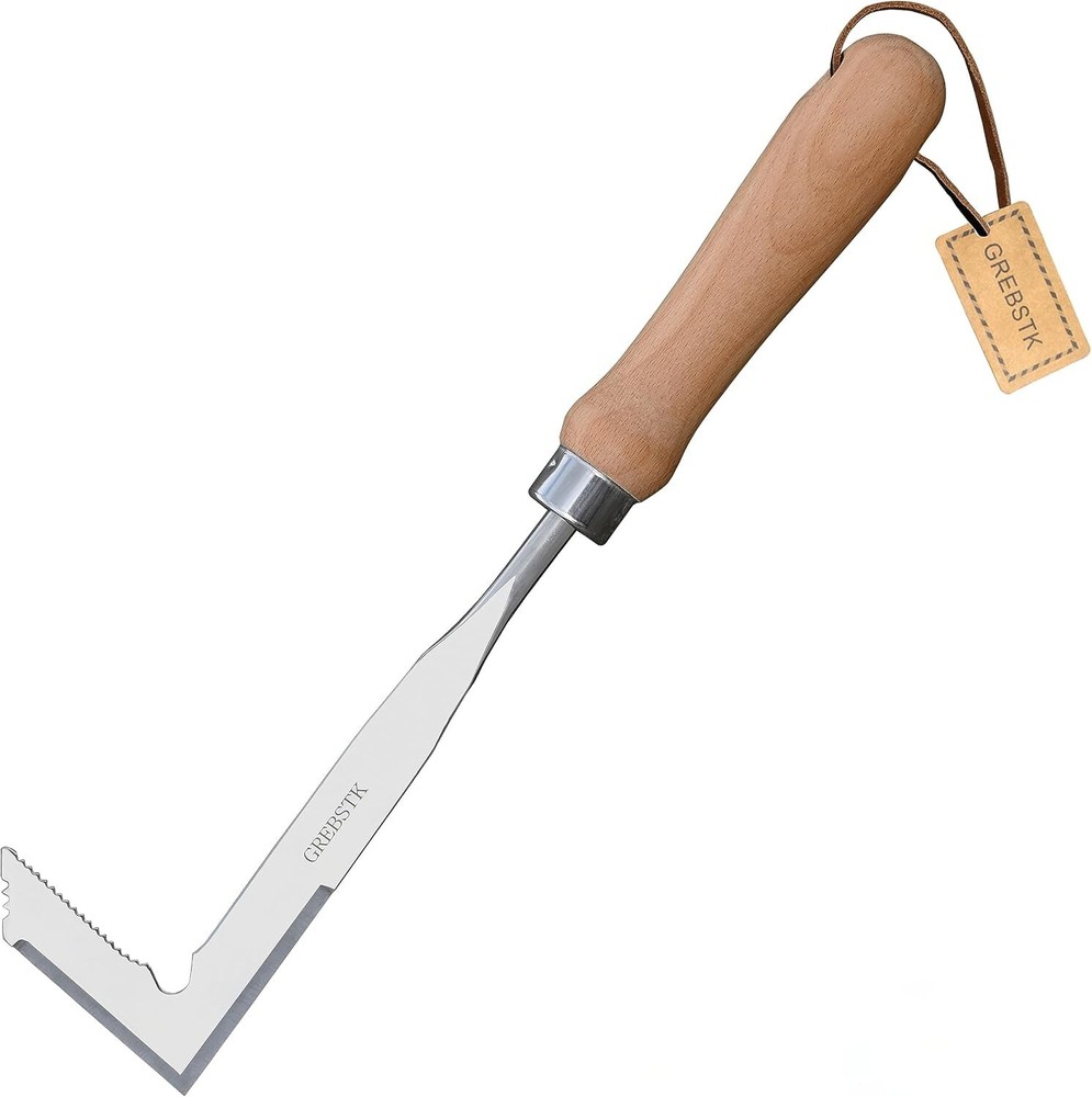 Crack Weeder Tool: L-Shaped Blade for Precision Moss and Weed Removal