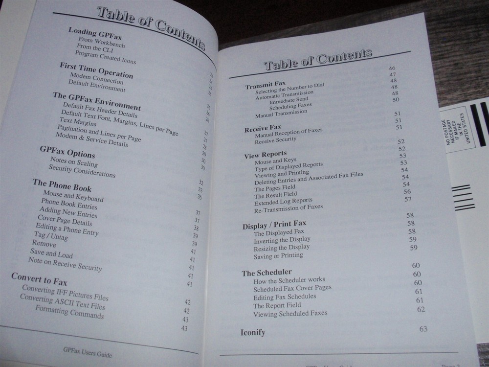 GP Fax Software on 3.5" Floppy Disk 1992 for Commodore Amiga Computers Supra Mod