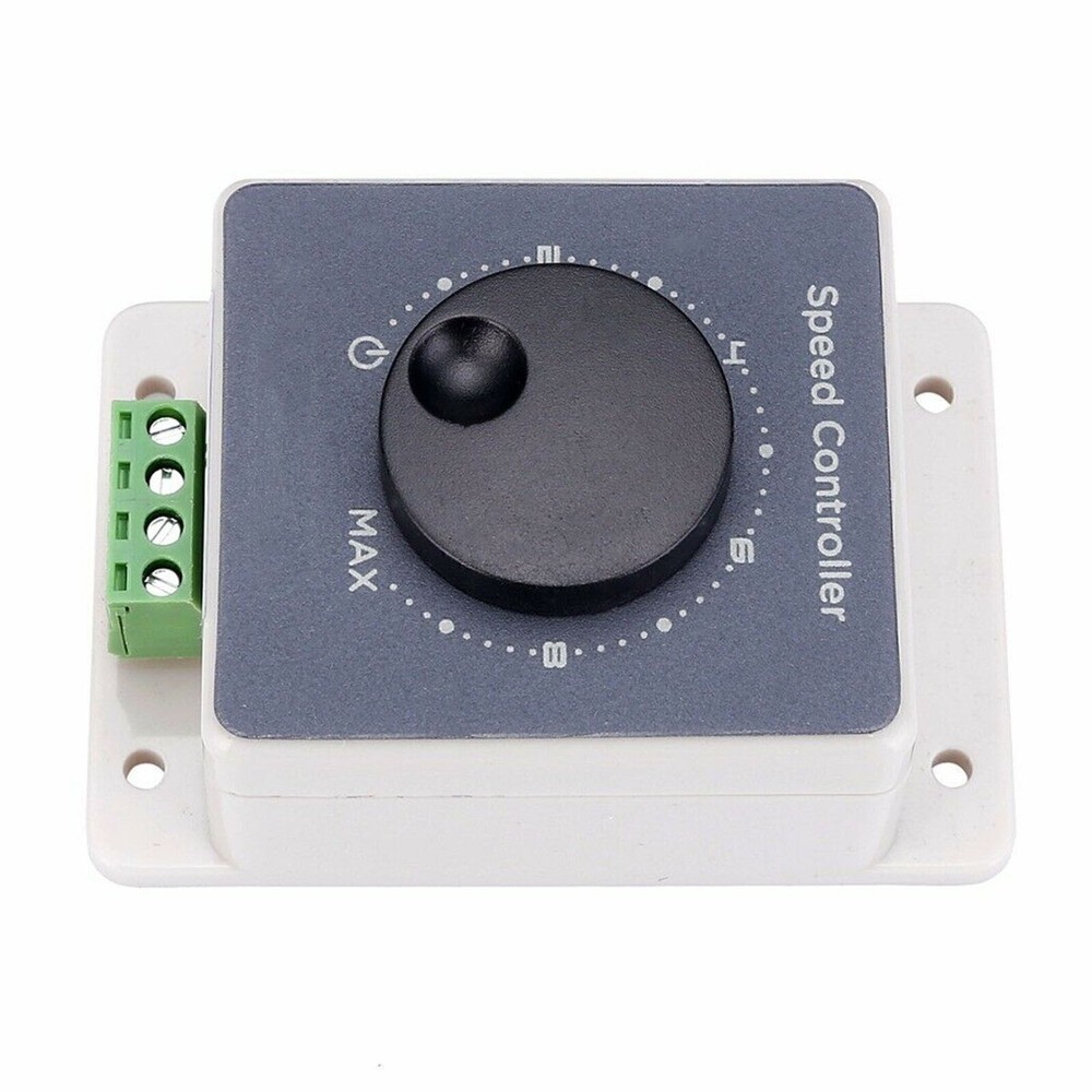 12V 24V 48V 20A DC 10-60v Motor Adjustable Speed Controller Regulator Switch US