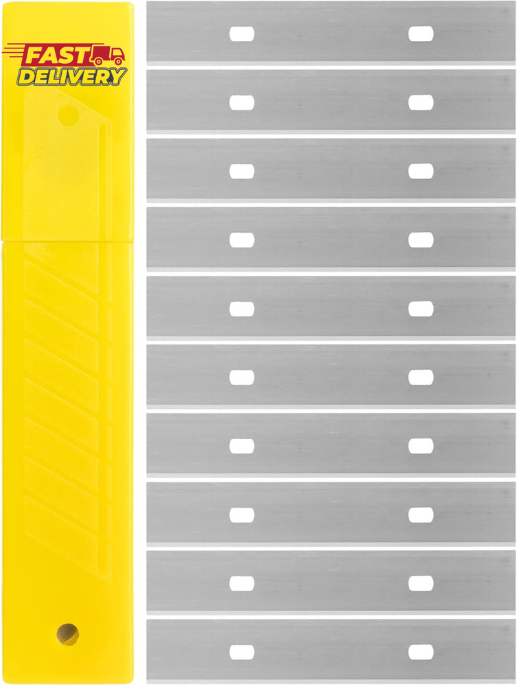 Bates- Replacement Scraper Blades, 4 Inch, 30 Pcs, Scraper Blades, Floor Scrappe