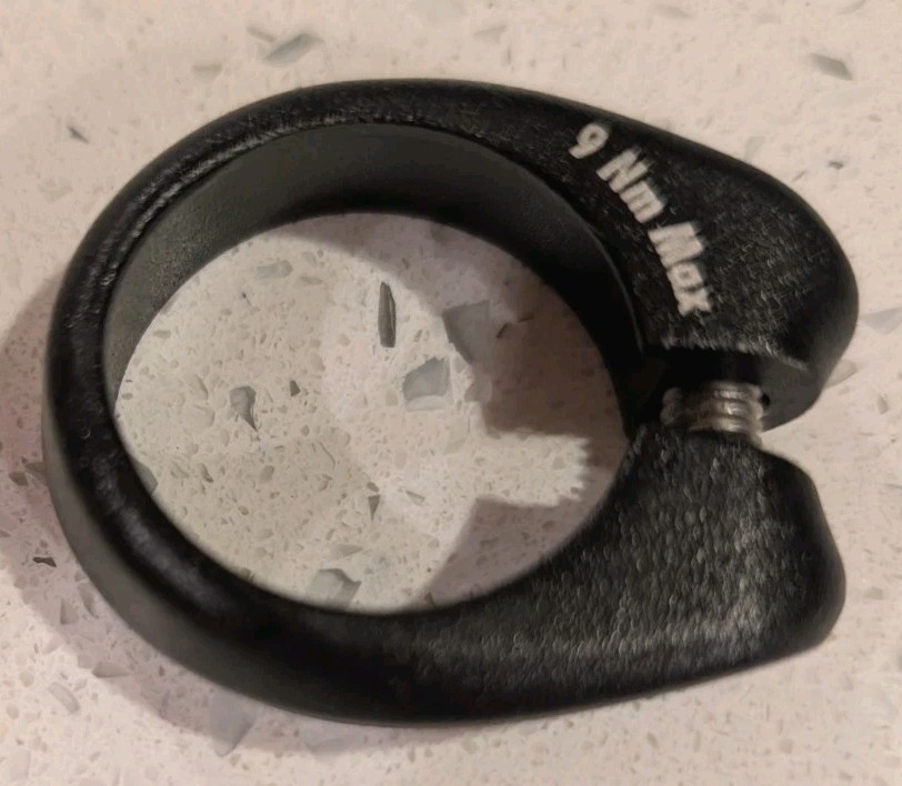 31.8mm ALLOY SEAT POST CLAMP Black