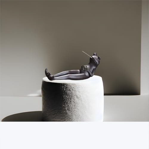 Frog Incense Burner & Holder, Ceramic Ash Catcher Tray | Decorative